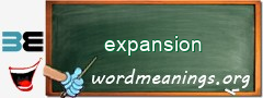 WordMeaning blackboard for expansion